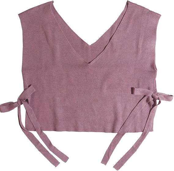 Amazon Co Jp ニットベスト サイドリボン ショート丈 ニットビスチェ 春 韓国 レディース おしゃれ チョッキ 春夏 ファッション Amazon Co Jp ニットベスト サイドリボン ショート丈 ニットビスチェ 春 韓国 レディース おしゃれ チョッキ 春夏 ファッション