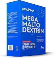 Probiótica Mega Malto Dextrin (1Kg) - Sabor Morango