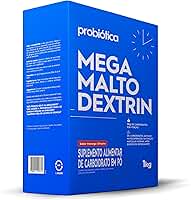 Mega Malto Dextrin (1kg) - Sabor Morango, Probiótica