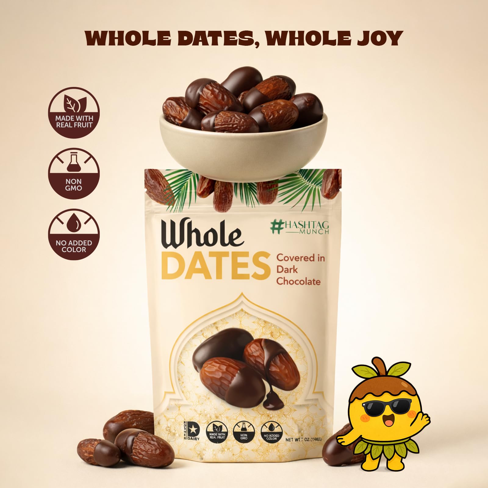 Amazon.com : Life Plus Style Gourmet Hashtag Munch Whole Dates
