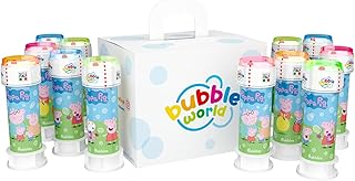 Bubble World Seifenblasen Peppa Pig, 12er-Pack