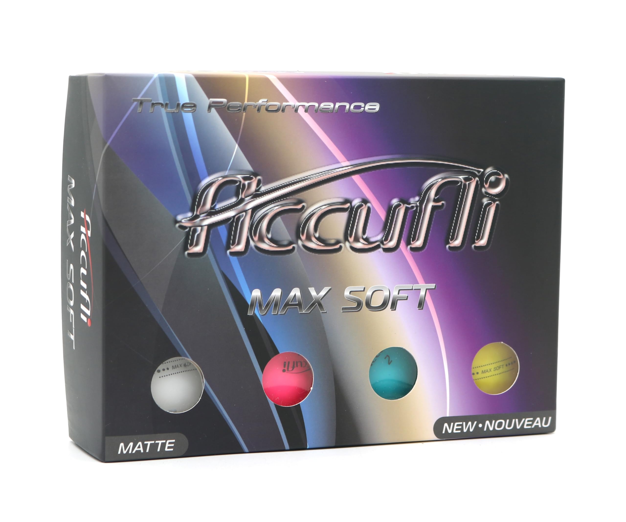 ACCUFLI Max Soft Matte Golf Balls