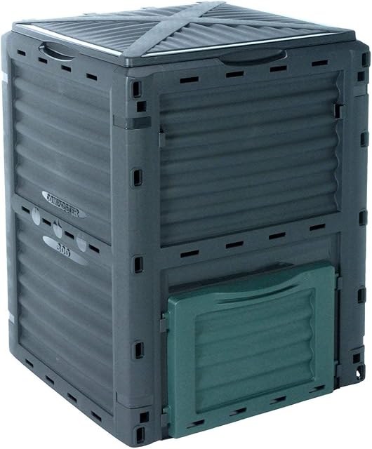 300 Litre Garden Composter Bin Composting Waste Box Recycling Eco Storage