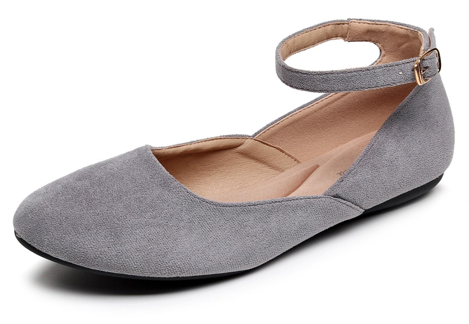 VenusCelia Women's Serenity Strap Flats Shoe