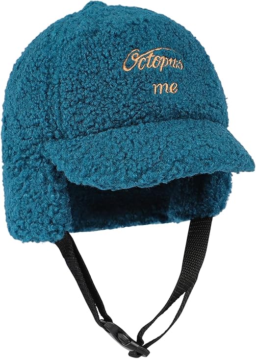 HKSICHENGKEJIUK Baby,Clothing,Baby Boys 0-24m,Accessories,Hats & Caps Winter Kid Hat Warm Baby Peaked Cap Lamb Wool Hat Pilot Hat Winter Baby Trooper Trapper Hat Windproof Fleece Earflap Hat Winter Kid Baseball Caps with Earmuffs Thick Ski Cap Fur Ear Flaps Pilot Cap