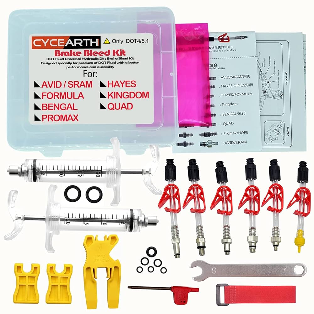 Amazon | CYCEARTH 自転車ブレーキ DOT オイルブリードキット