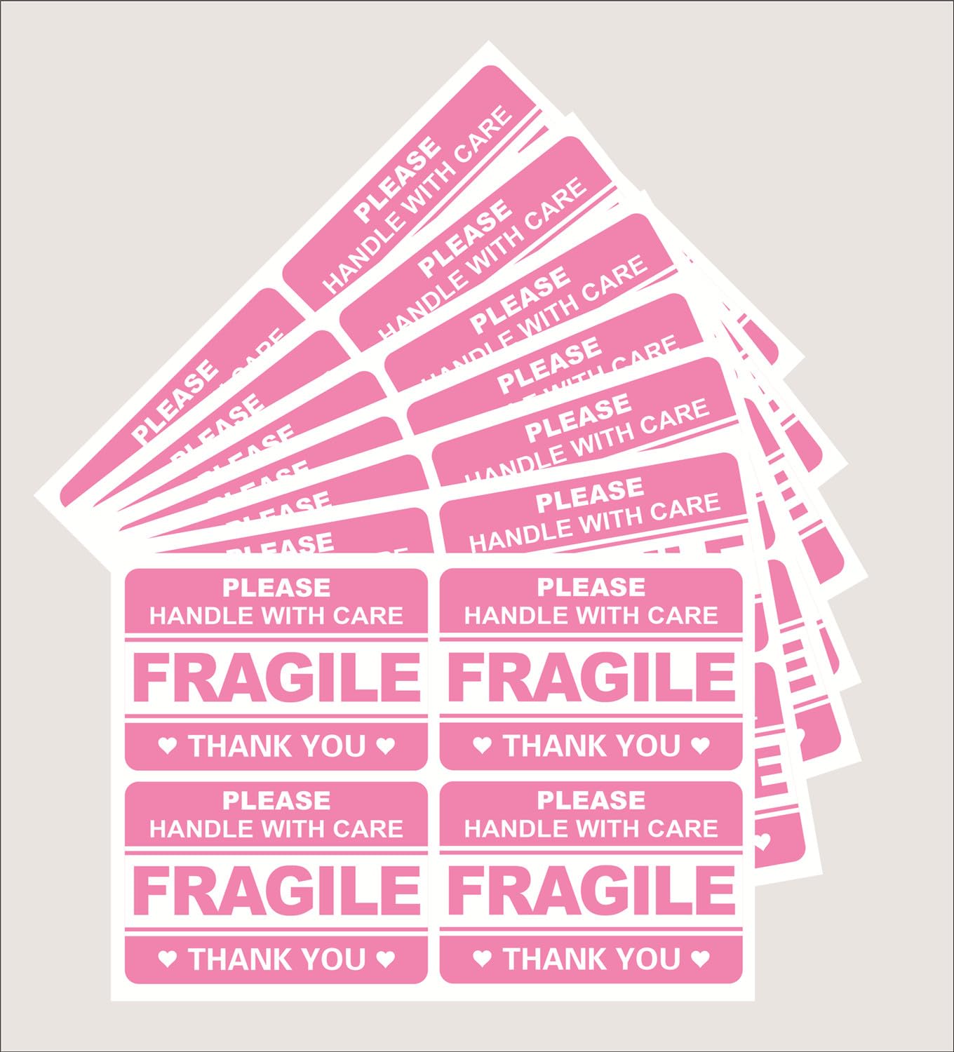 Amazon.com: Fragile Sticker,200pcs 2x3 Pink Fragile Sticker for
