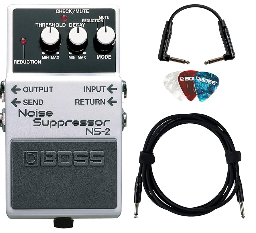 Amazon.com: Boss NS-2 Noise Suppressor Bundle with Gearlux