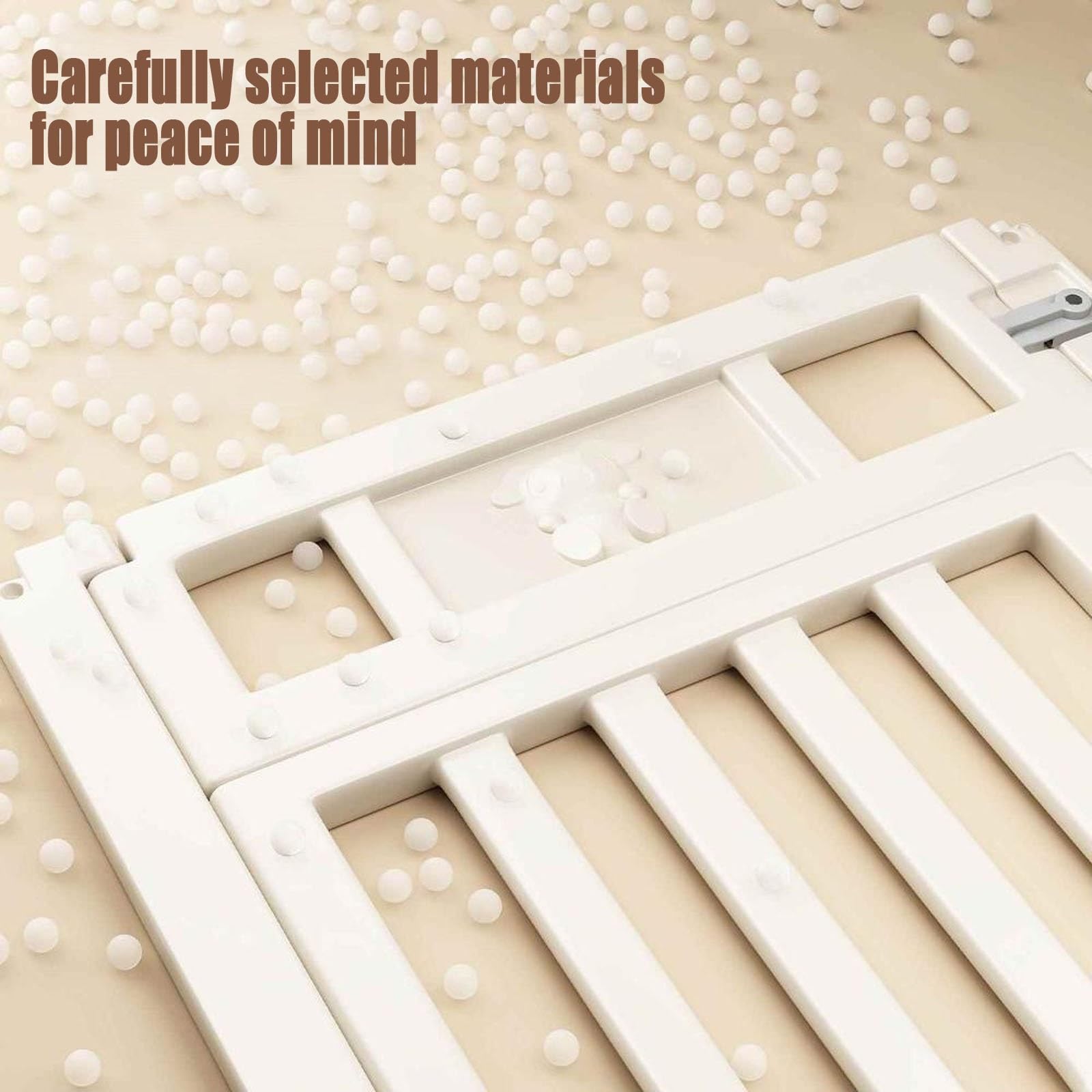 Clear Acrylic Dog Playpen Indoor, Puppy Cat Small Pet Play Pen, Pet Cat Foldable Playpen for Rabbits, Dog Fence Crate Kennel Whelping Cage，for Dogs, Cats, Bunnies, Pigs(60cm/23.6in,6 pieces)