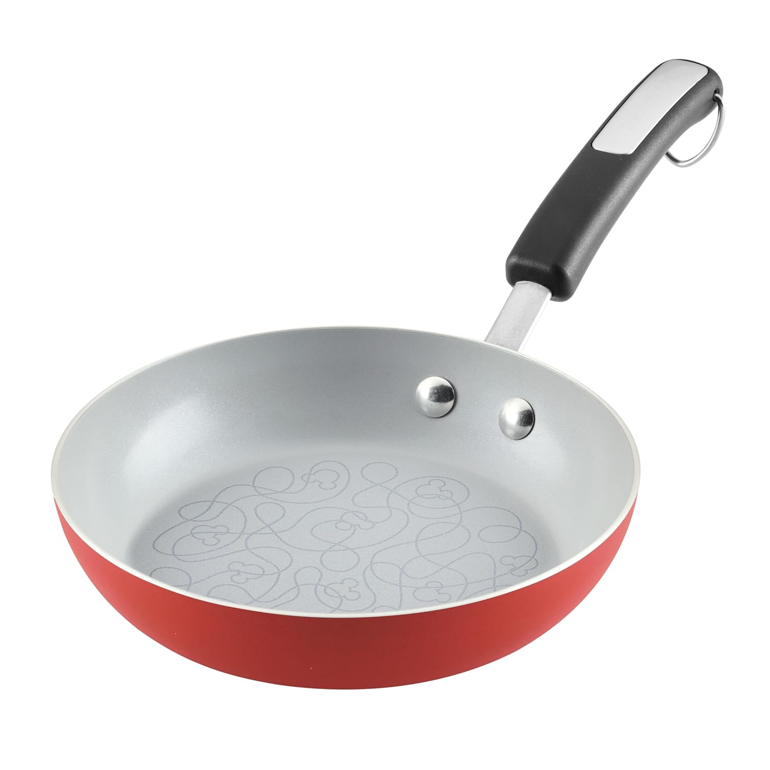 Farberware Disney Bon Voyage Ceramic Nonstick Frying Pan Dishwasher Safe Skillet 8 Inch Red