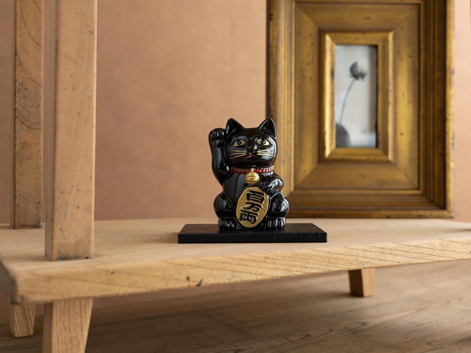 【ヴィンテージ】特大　常滑焼　招き猫　右手招き　金運　昭和　レトロ ヴィンテージ】特大 常滑焼 招き猫 右手招き 金運 昭和 レトロ