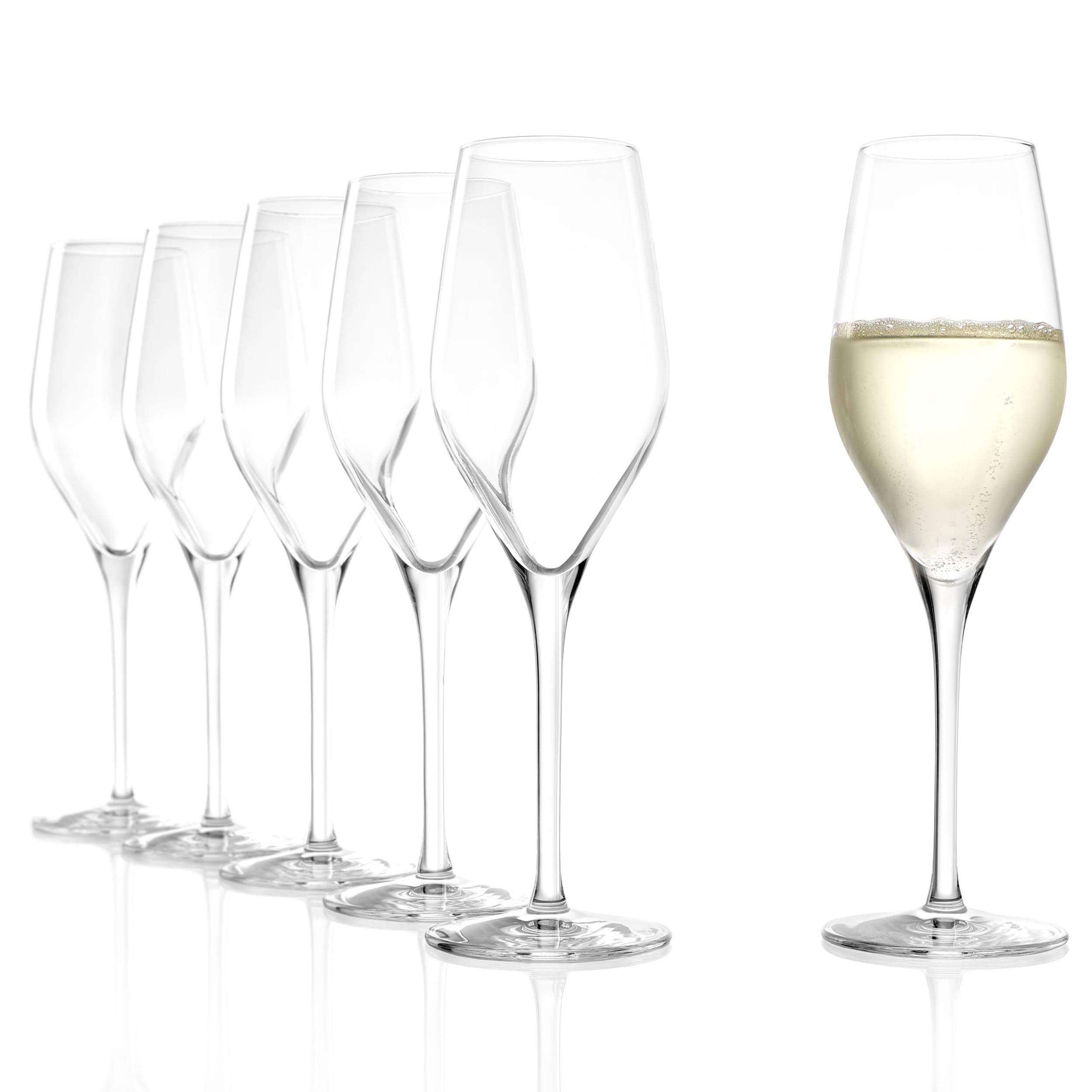 Stölzle Lausitz 265 ml Lead Free Crystal Exquisit Champagne Glass