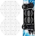 Mellbree Snowboard Stomp Pad, Pro-Grade TPU 3D Anti-Slip Grip for Ultimate Control Cold-Resistant Adhesive Clear Design Keeps Board Graphics Visible Enhanced Traction for Confident Snowboarding