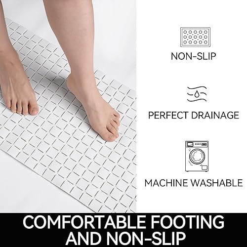 Miniatura 4 de Tapete antideslizante para bañera, tapete de ducha antideslizante, tapete de secado rápido, tapete antideslizante para bañera, piso, baño, cocina,