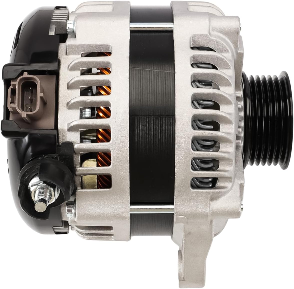 Alternator Compatible with F-150 F150 2011-2017, 3.5L 3.7L High Output Automotive Replacement Alternators 12V 220A 6-Groove Pulley Clockwise, Replace 1042110070, FL3T10300DA