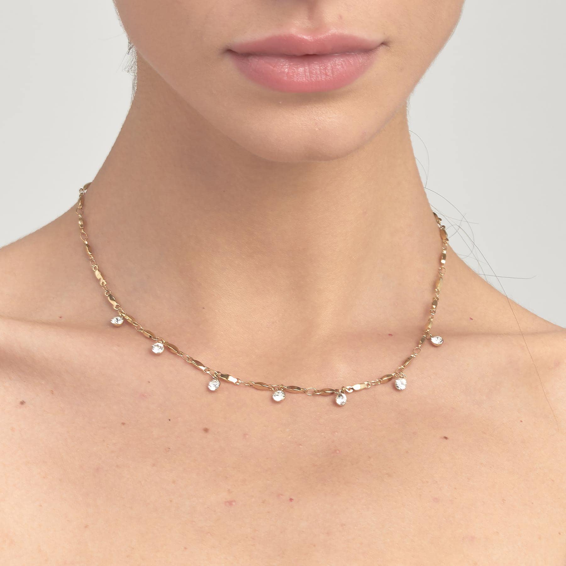 Brosway Collana Donna, Collana in Acciaio e Cristalli | Collezione Symphonia - BYM141