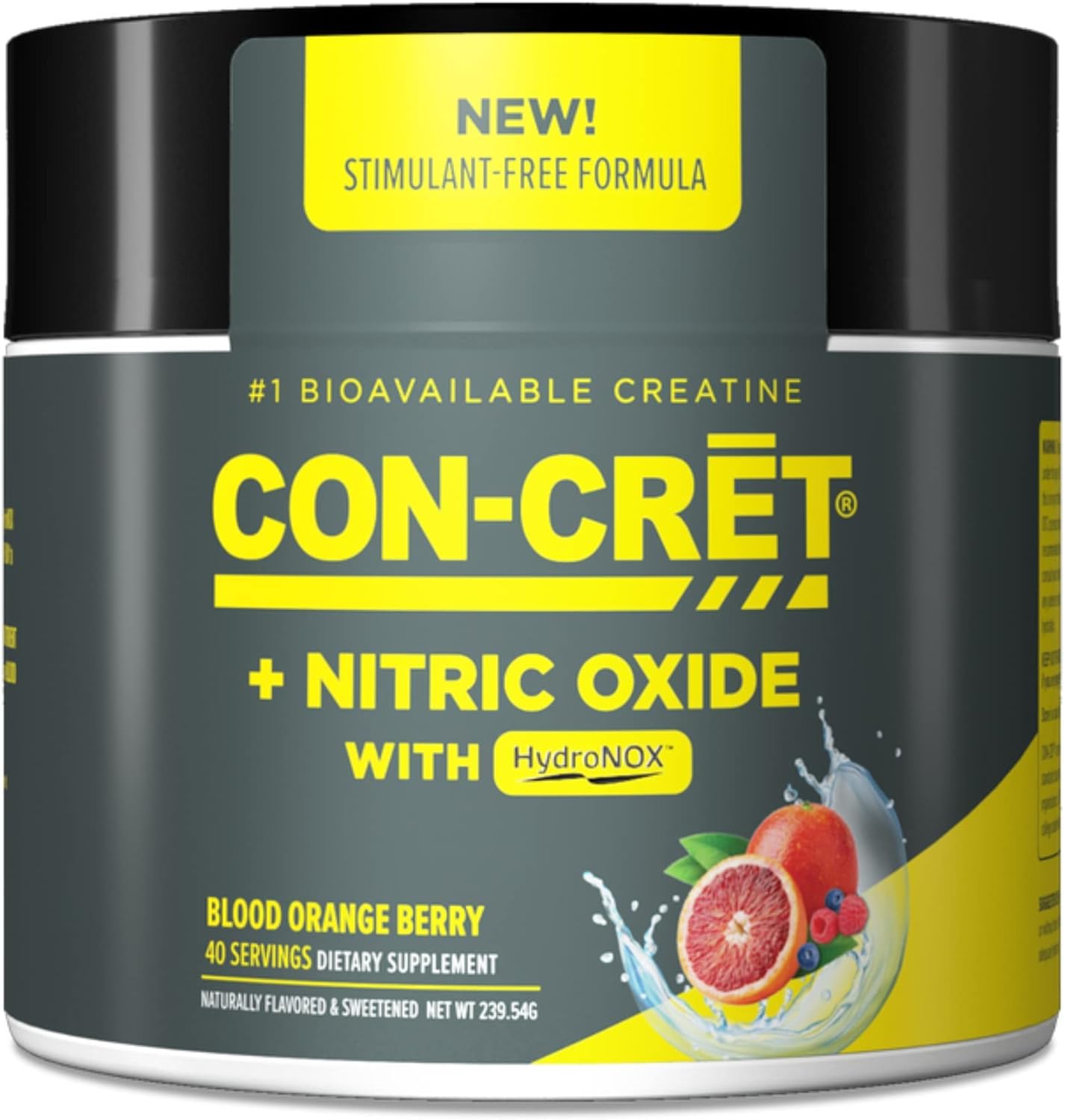 Creatine HCl + Nitric Oxide Booster with Citrulline & Beet Root