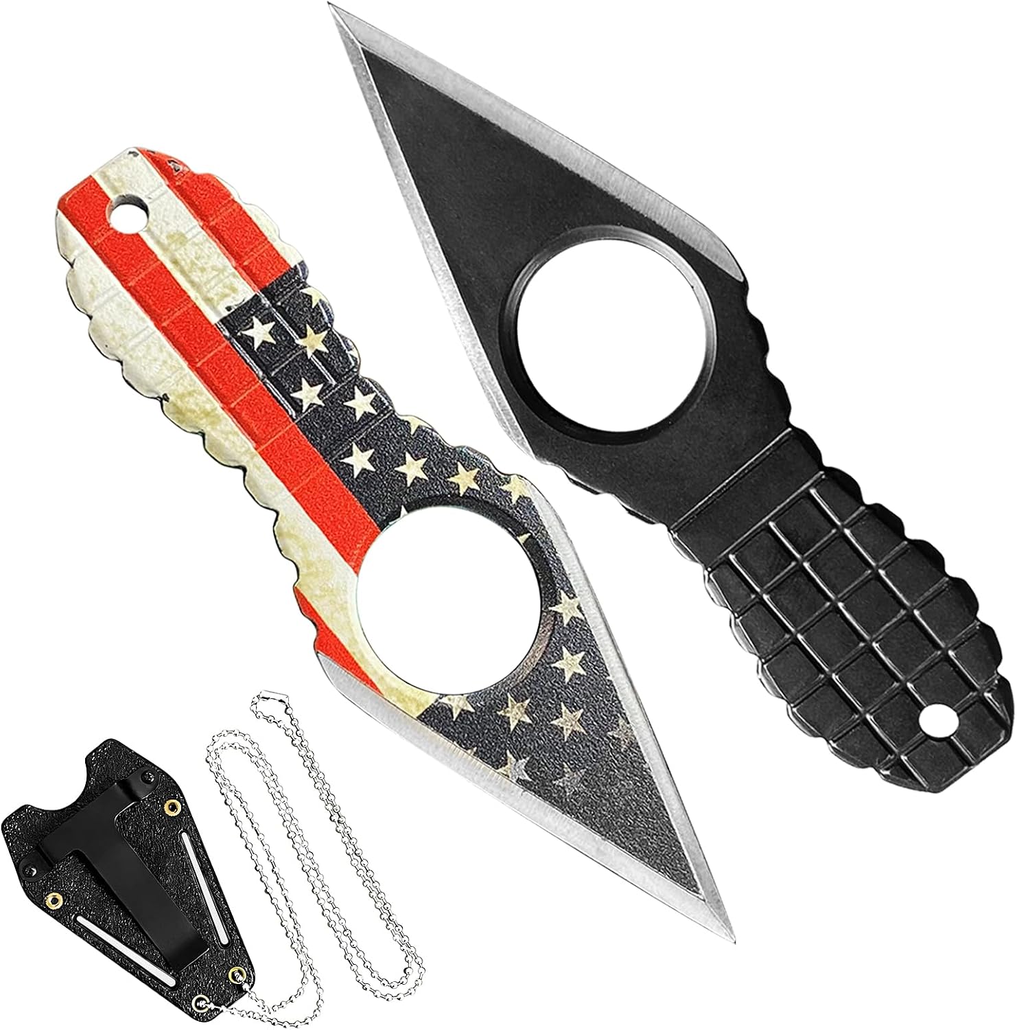 CIZPIROK 2PCS mini neck knife set