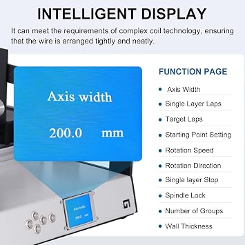 Cable Tube Amplifier Winding Machine,0.01mm Precision, Cnc Automatic Wire Winder, With 0.01mm Precision, For Transformer/Choke/Tube Amp Coils