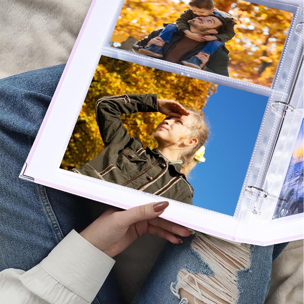100 buste trasparenti per foto DIN A4 e cartoline (B)
