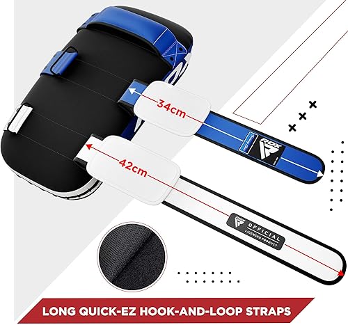 Miniatura 6 de RDX Muay Thai Pad para entrenamiento, escudo de kickboxing curvo de golpe, entrenamiento de kickboxing, artes marciales, karate, taekwondo,