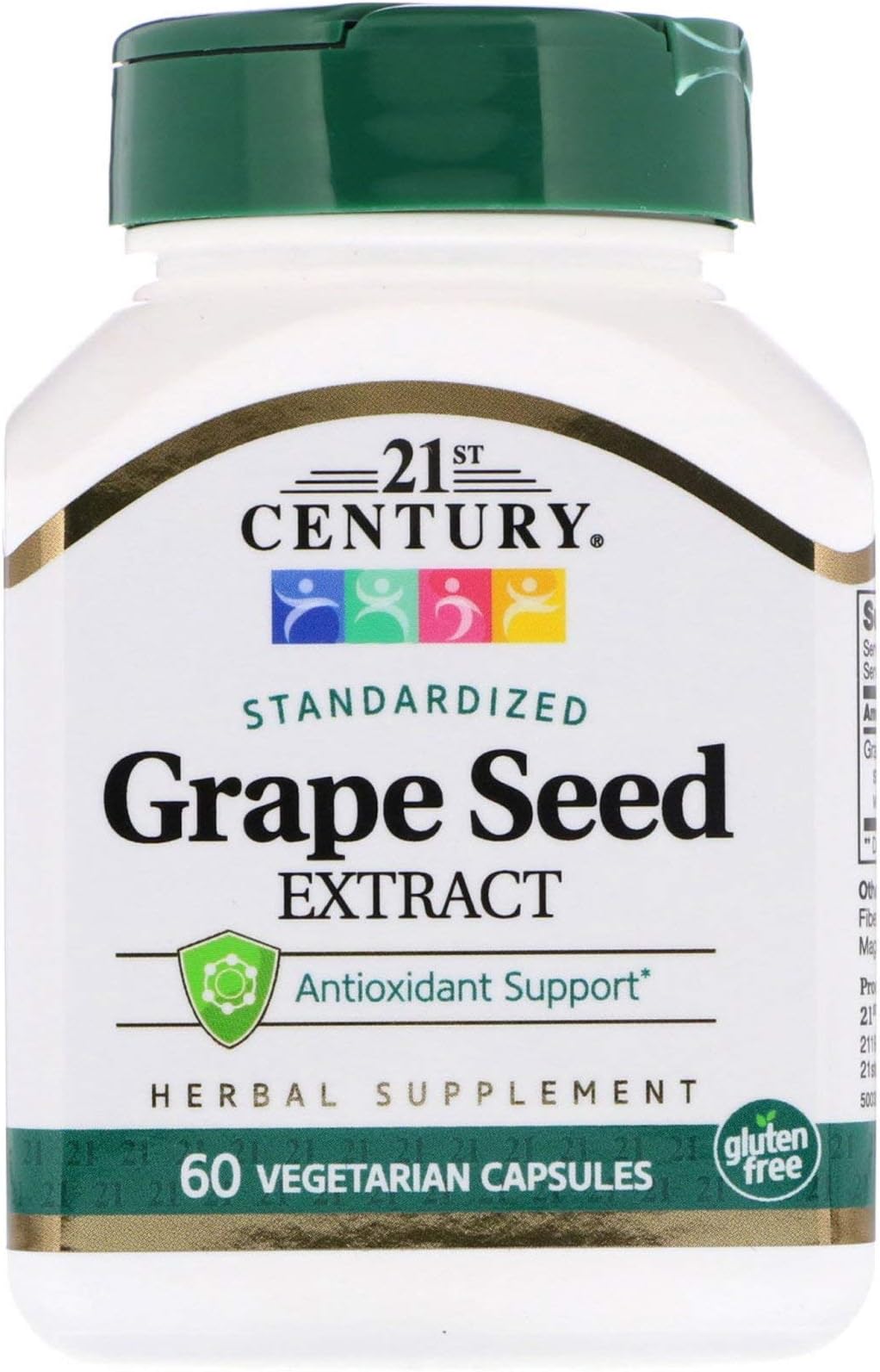 21st Century, Standardized Grape Seed Extract, 60 Vegetarian Capsules