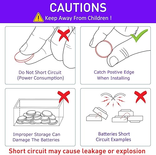 Miniatura 7 de CR1620 - Moneda de batería de litio de 3 V  Paquete de 20 baterías CR 1620 de litio de 3V para llavero remoto de coche CRV Mazda Subaru 3D TV gafas