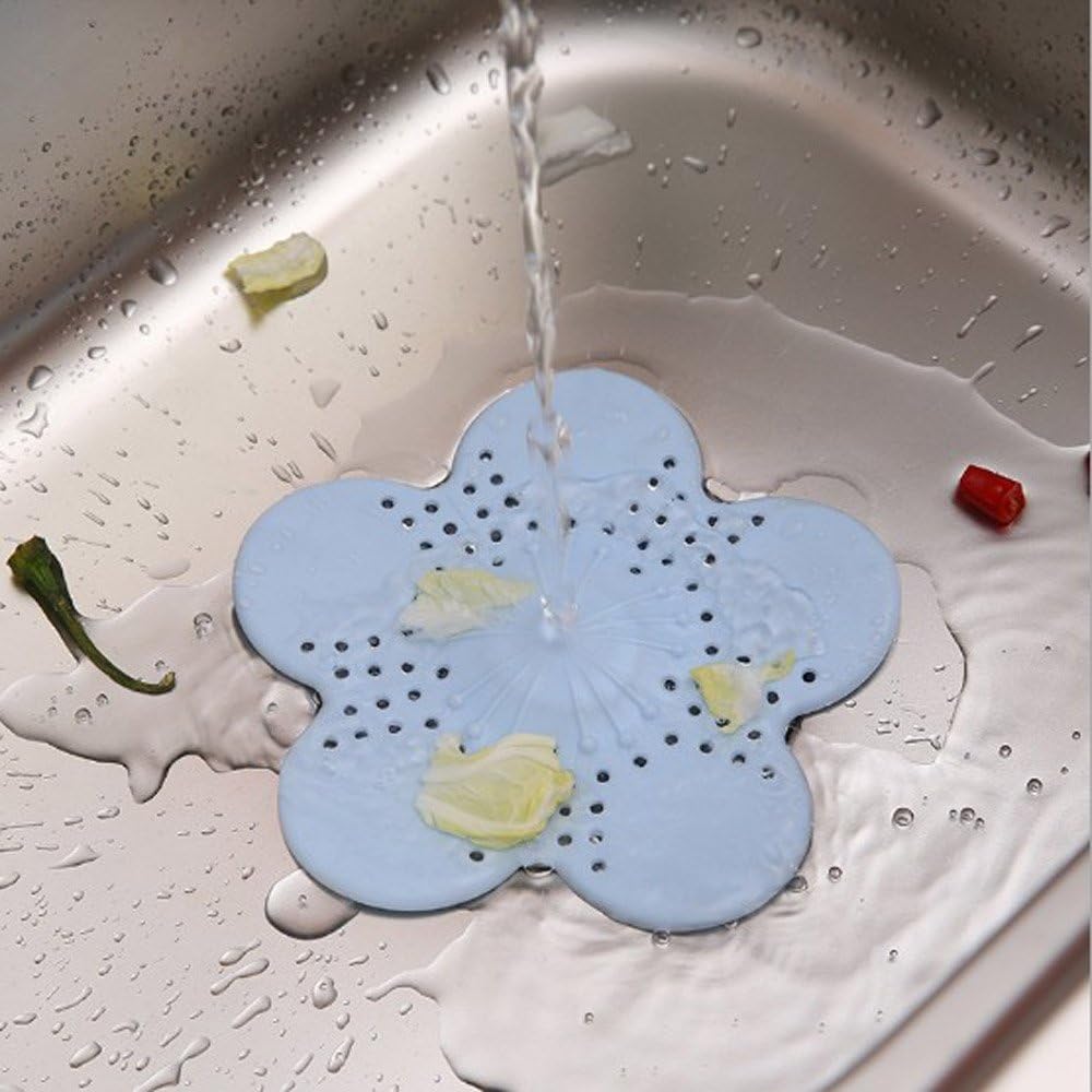 DreamInn Bathroom Sink Drain Strainer Hair Catcher Kitchen Sink Strainer Cover(Pack of 4)