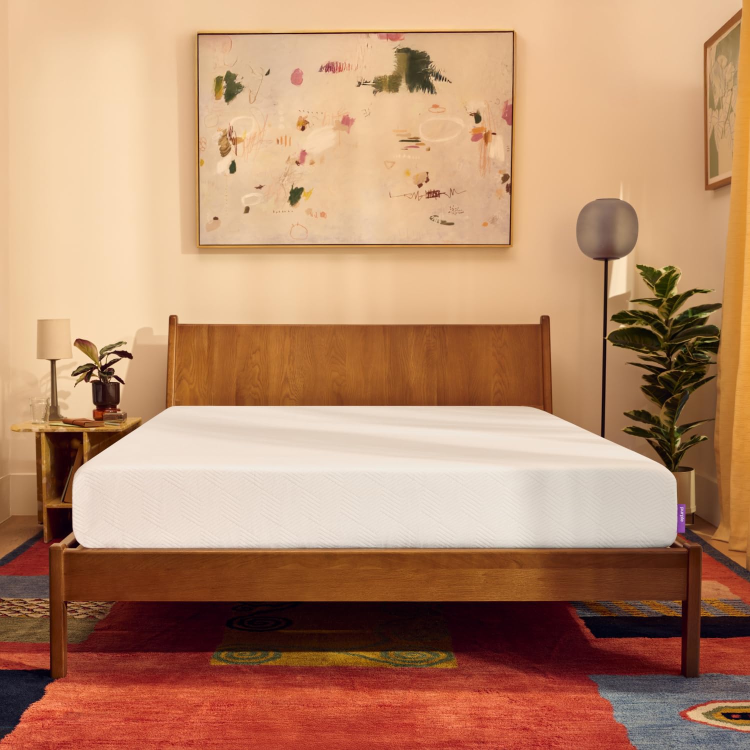 PurpleFlex Full Mattress 8 GelFlex Grid Better Than Memory Foam Temperature Neutral Responsive Breathable Pressure Relief Made in