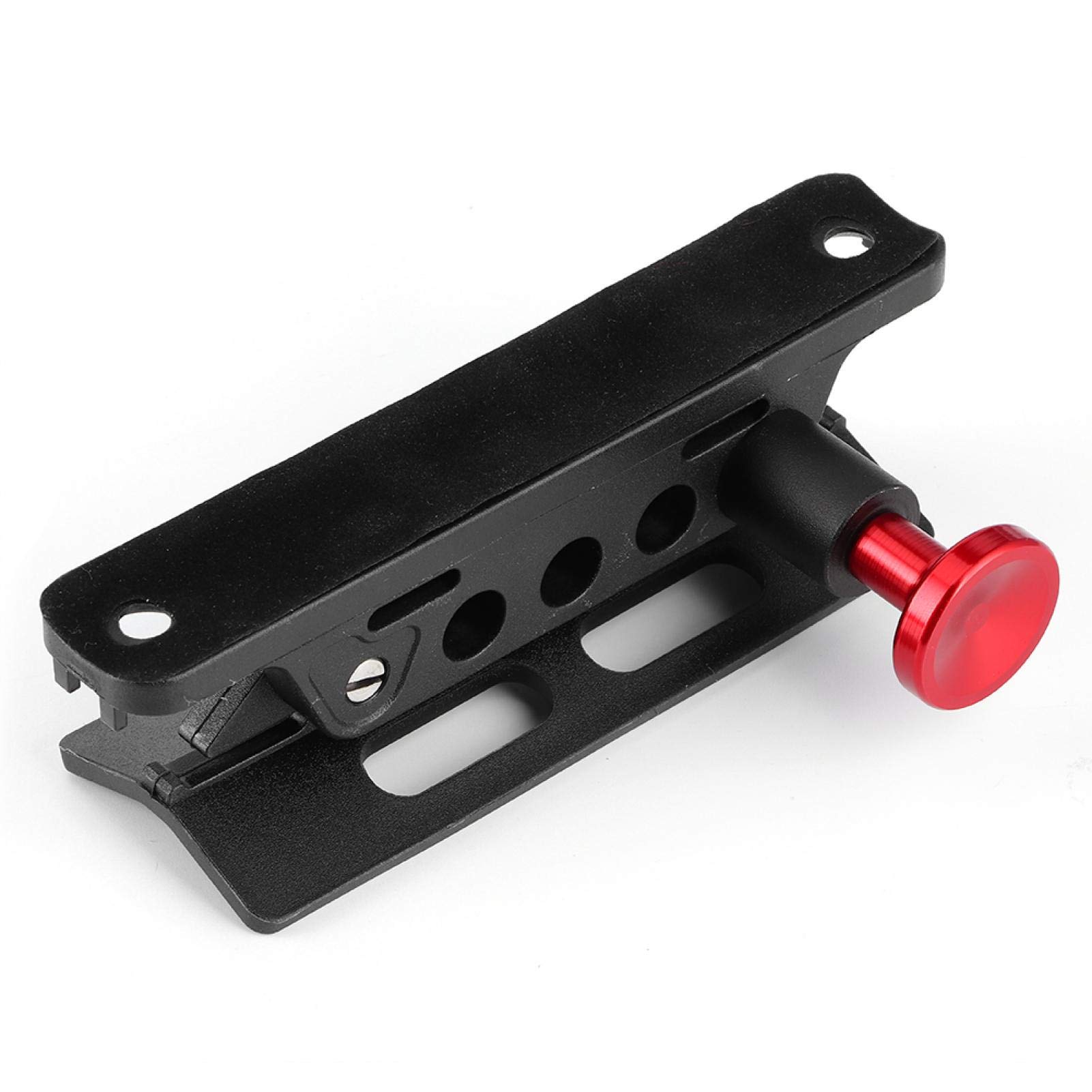 Terisass Supporto per estintore per Veicolo Supporto Universale Regolabile per Roll Bar Portabottiglie per estintore Supporto per estintore a sgancio rapido per Sport/JK/Sahara(Rosso)