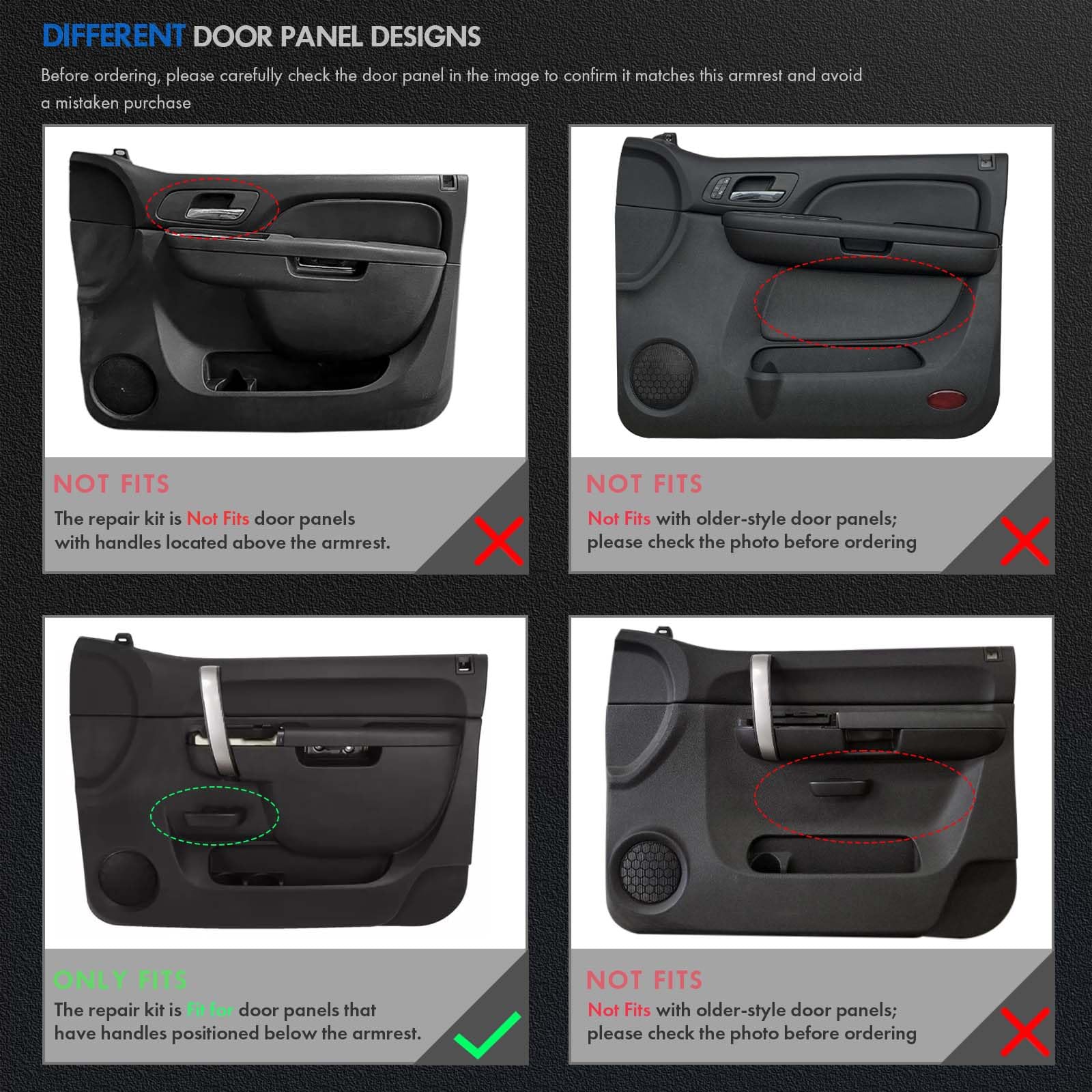 Aazon.co: 80995 Front Driver Side Door Arrest Repair for Chevrolet