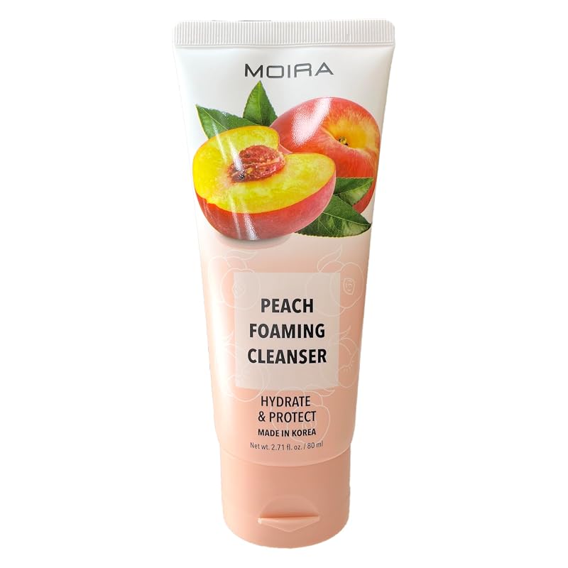 Moira Peach Foaming Cleanser – Limpador facial espumante