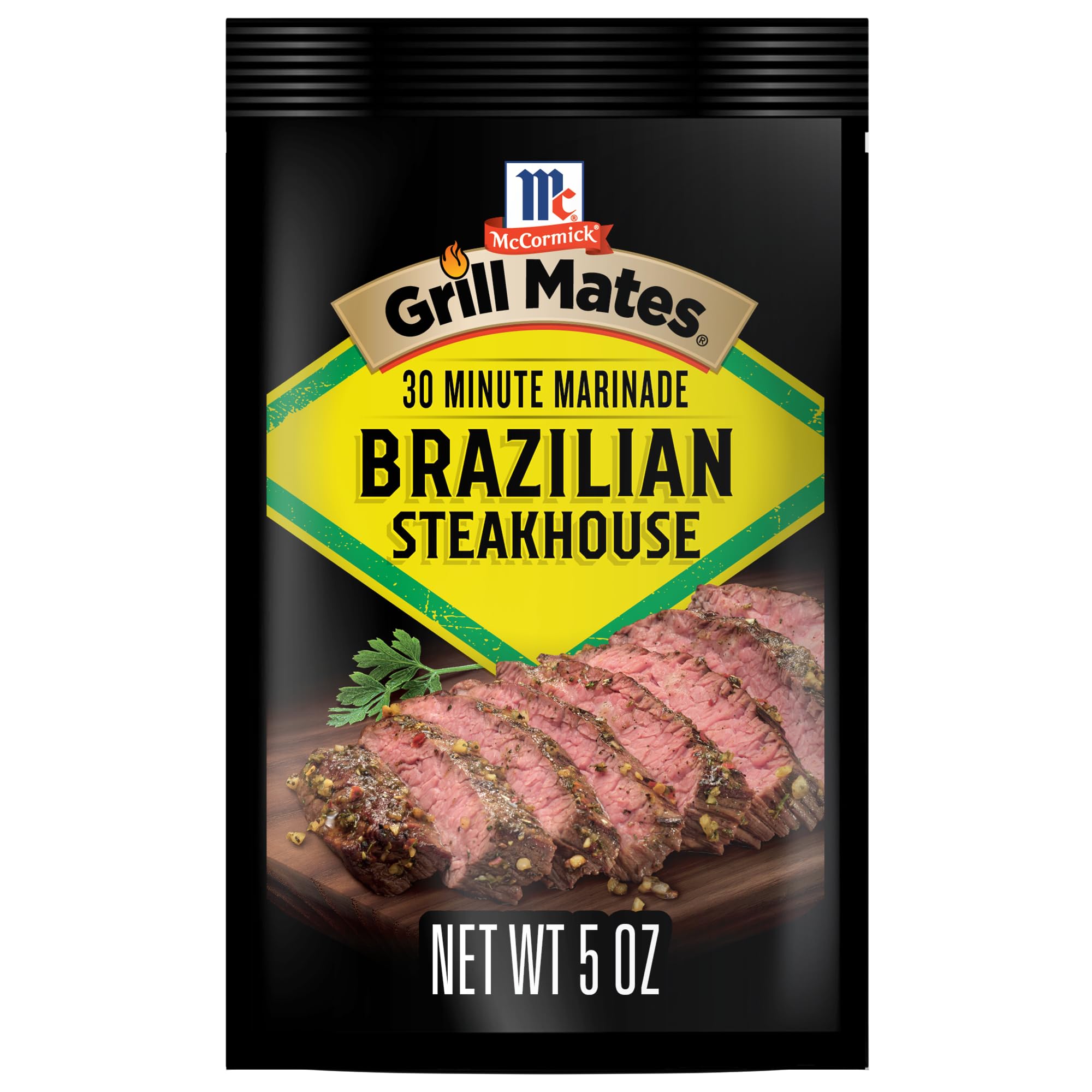 McCormick Grill Mates Brazilian Steakhouse Lot de 6 marinades 30 minutes 141,7 g