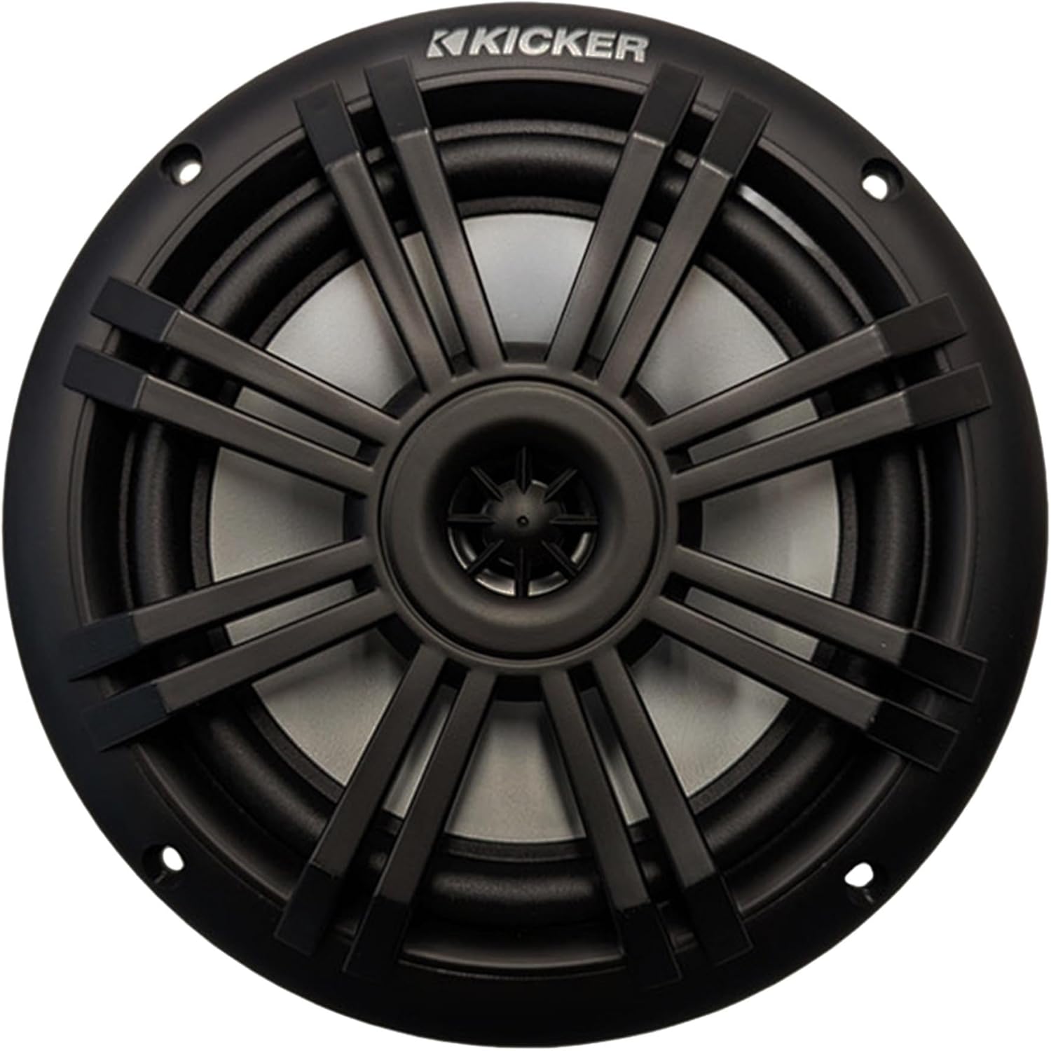 KICKER Black OEM Replacement Marine 6.5" 4 Ohm Coaxial Speakers - Image 2