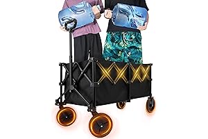 300lb Collapsible Foldable Wagon for Groceries