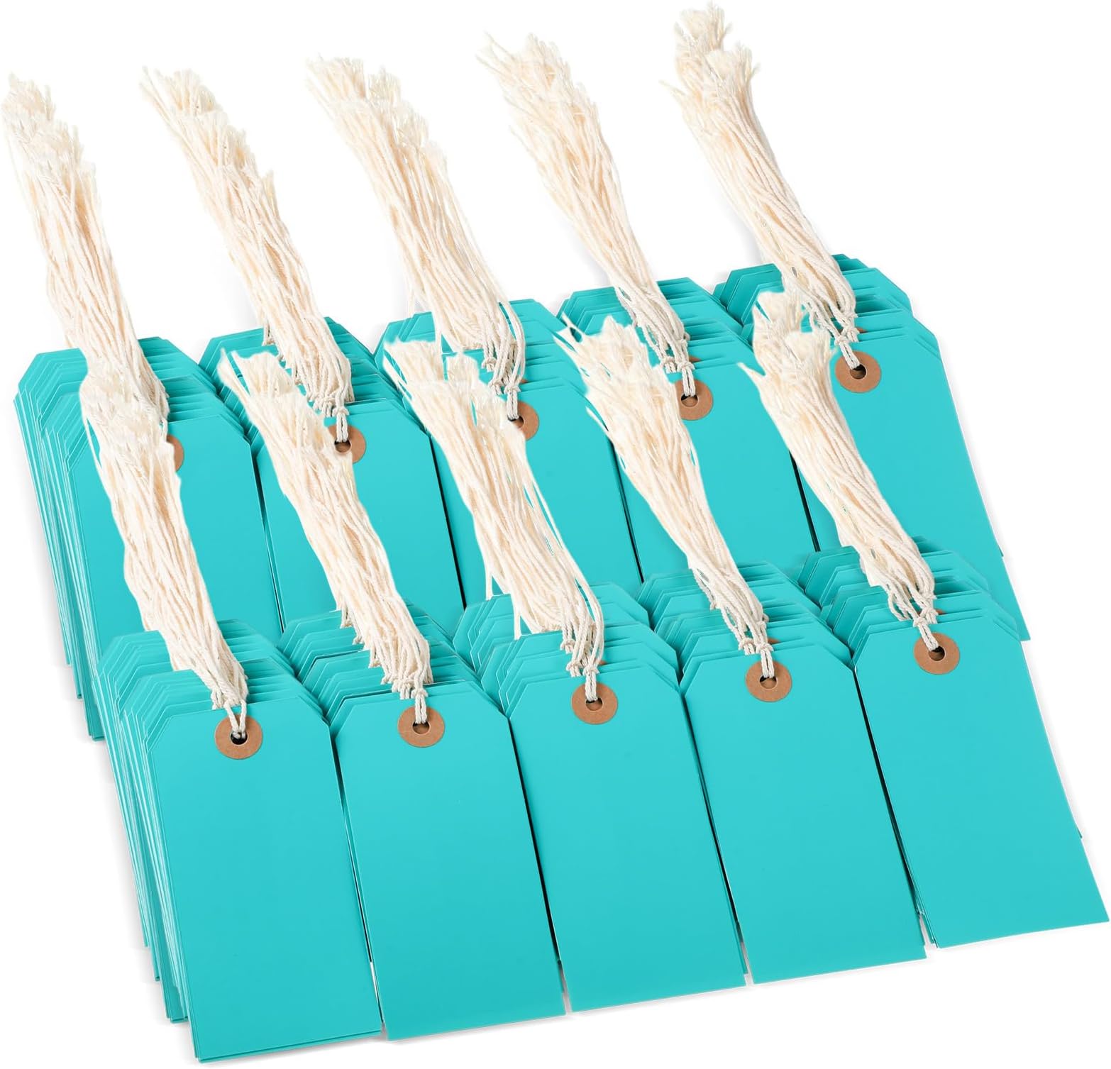 Amazon.com : 100 Pcs Manila Shipping Tags Blank with Wire Inventory ...