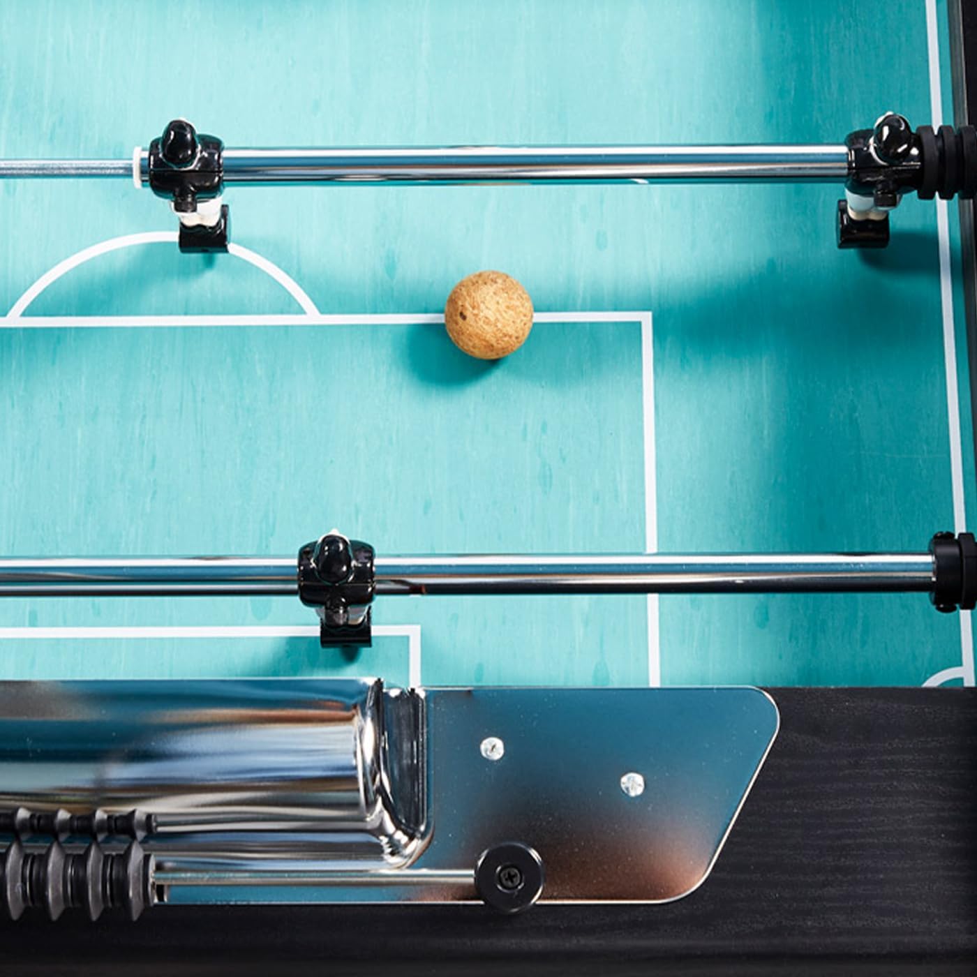 Set of 5 Brown Cork Table Football Balls - For Family or Competitive Game Fluid and Controlled - Control, Comfort, Universal Compatibility