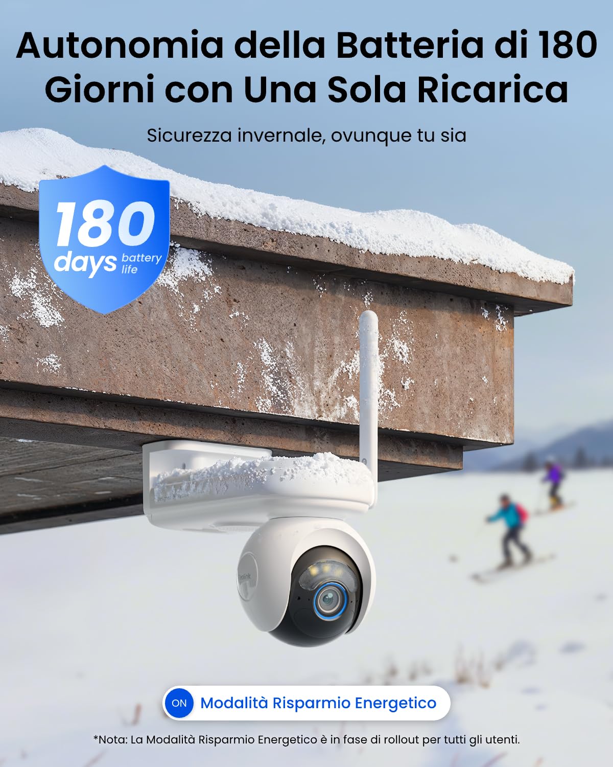 Reolink 2K 360° PT Telecamera con SIM 4G da Esterno con Pannello Solare 12W | Batteria 20000mAh, Visione Notturna Color 4MP, Rilevamento Persone/Veicoli/Animali, Auto Tracking, 24/7, Altas Go PT