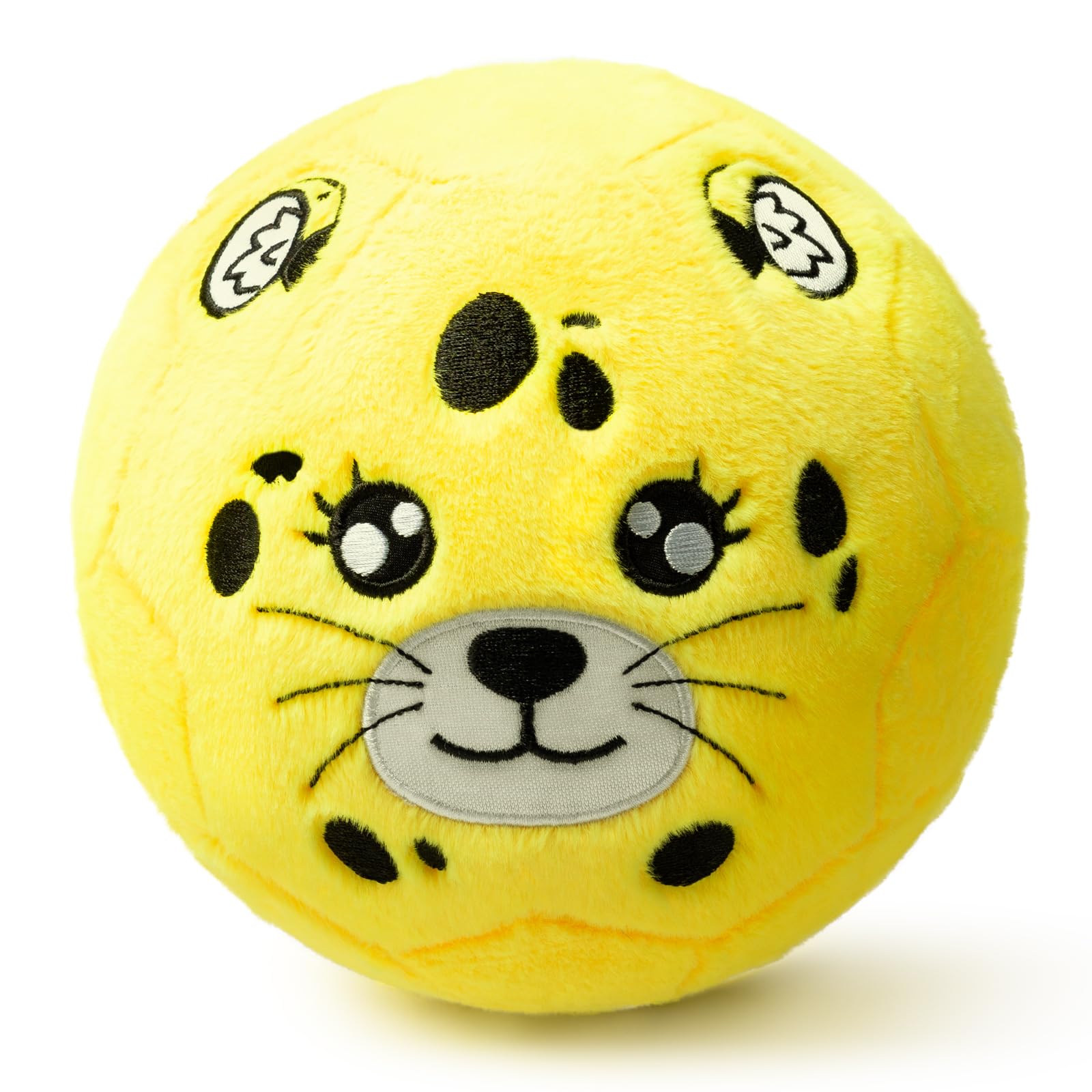 VangeBow Soft Indoor Football Gifts for Boys Girls, Inflatable Plush Lightweight Baby Kids Ball Toys for Toddlers 1-3 4 5 Year Old Children First Birthday Gift (Cheetah, Pump Include) — image 1