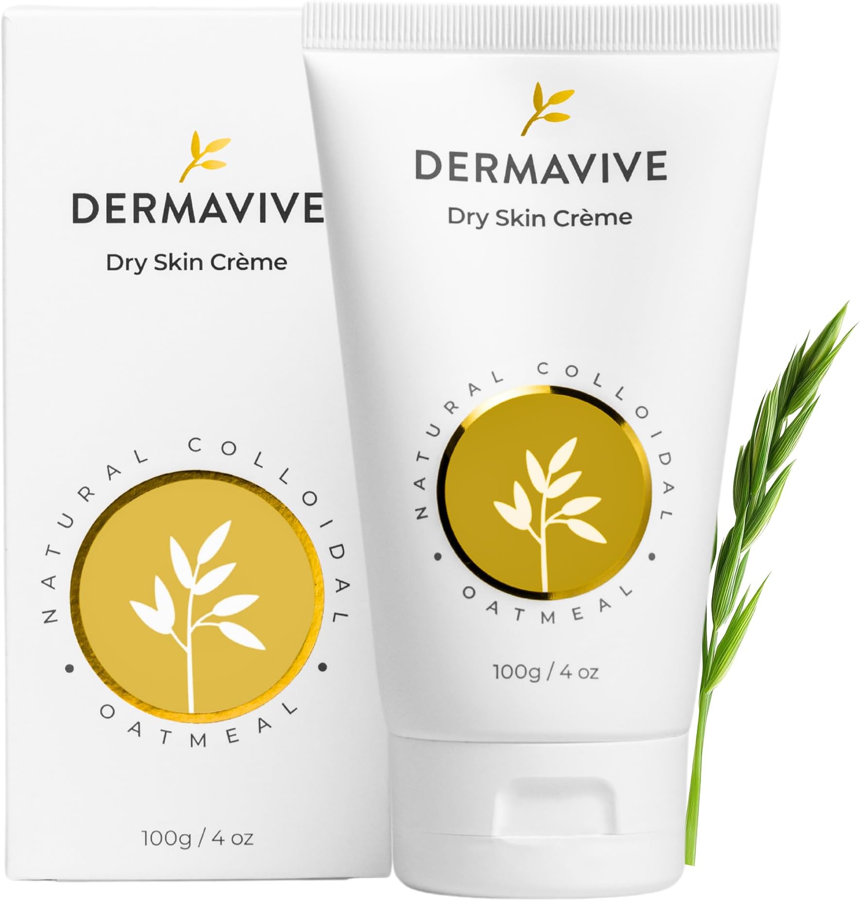 Dry Skin Creme - Ultra Nourishing, Fast Absorbing and Full Body Cream for Extremely Dry Itchy Skin, 100g