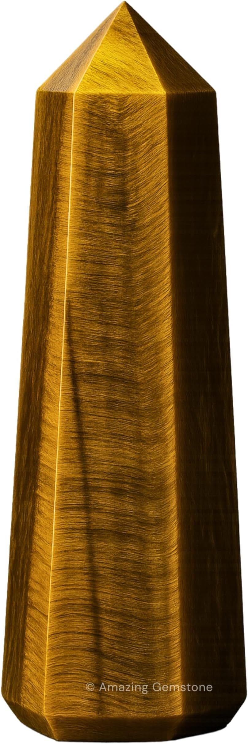 Amazing Gemstone Tigers Eye Crystal Towers ~ Natural Healing Crystal Point Obelisk for Reiki Healing and Crystal Grid (2" to 3" INCH)