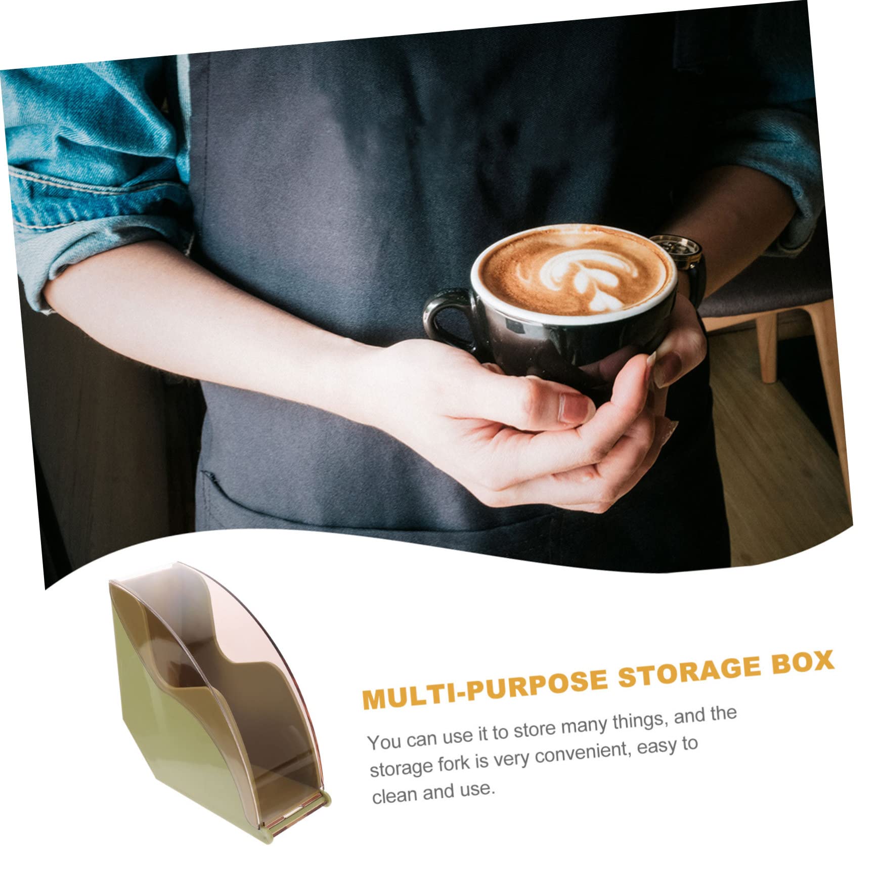 LABRIMP 1 Pieza Caja de Almacenamiento para Filtros de Café de Plástico Reutilizable para Filtros de Café Soporte Decorativo y Funcional para Hogar y Oficina
