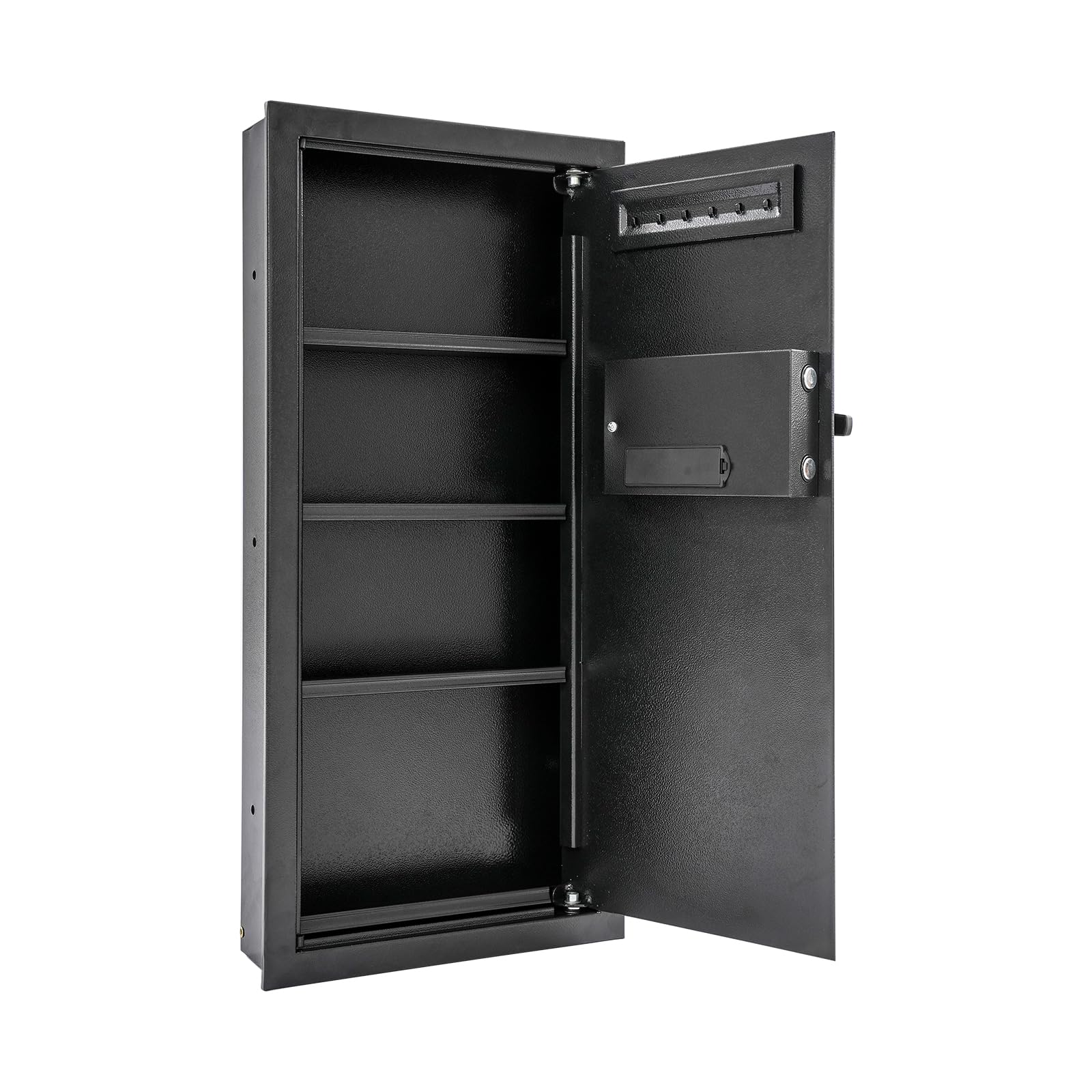 Cassaforte da parete alta 80 cm, cassaforte nascosta nel muro con divisorio staccabile, resistente cassaforte da parete con serratura a combinazione per soldi, passaporti, gioielli, documenti (80 cm