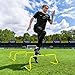 FORZA Wide Speed Training Hurdles – Set of 6 High‑Visibility, Shatterproof Plastic Hurdles, 34 in Wide, Available in 6 in, 9 in & 12 in Heights – Ideal for Schools, Coaches & Clubs (12in)