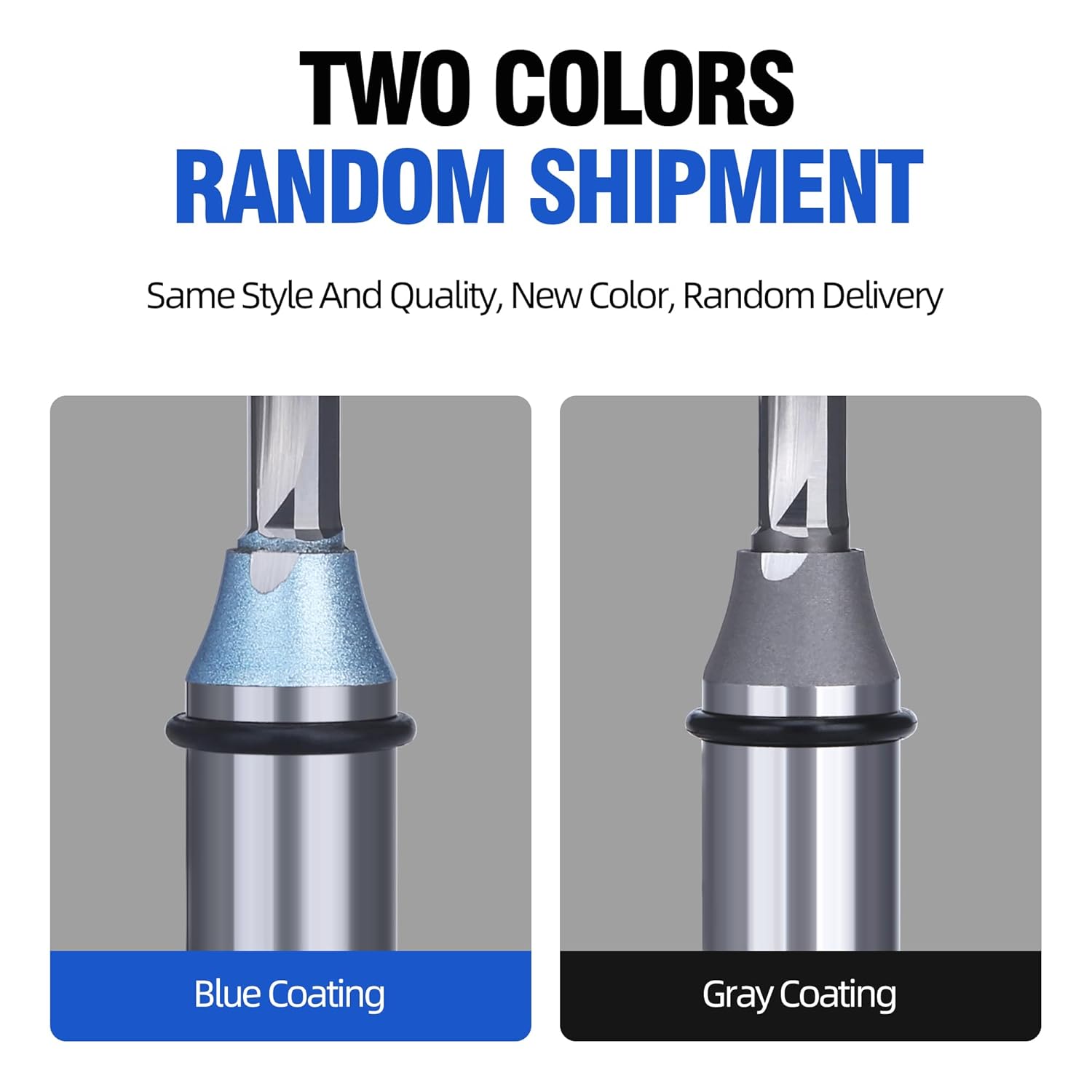 HUHAO TCT Straight Router Bits 1/2 Shank 3 Flutes Cutting Straight Router Bit TCT Cutters Woodworking CNC Trimming Slot Bits Milling Cutter for Wood,30mm Cutting Depth