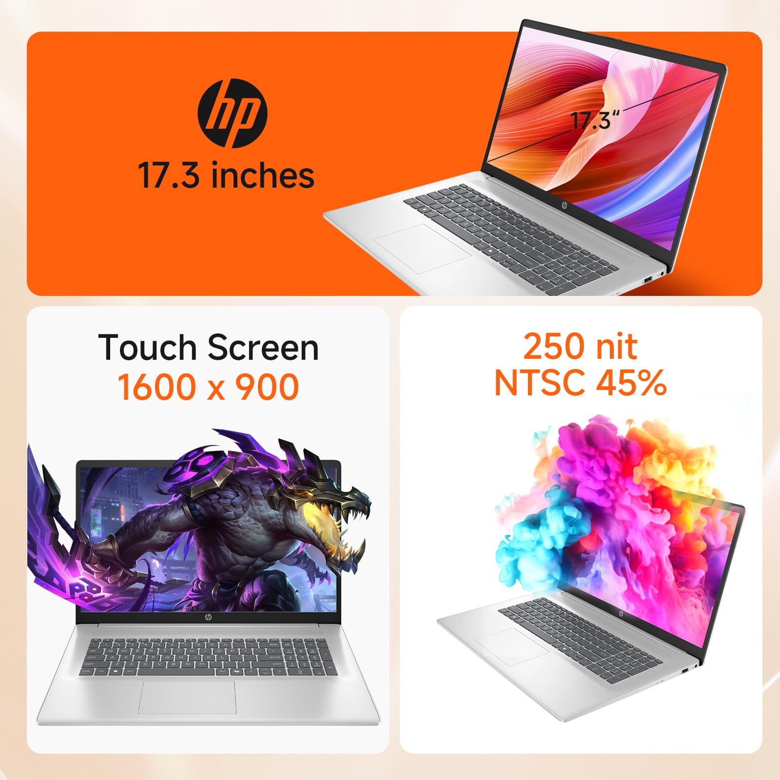 Amazon.co.jp: HP 17.3インチ タッチスクリーンノートパソコン Intel