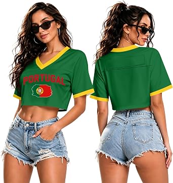 Soccer Cup Shirts 2026 Women Mexico Jersey Short Sleeve Y2k Crop Tops Soccer Fans Graphic Tee Sports Streetwear
