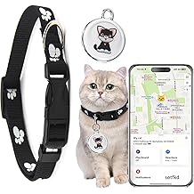 Cat Tracke Collar-Cat GPS Tracker-GPS Tracker for Cats-Pet Tracker| Android and iOS Universal | No Monthly Fee | Waterproof | Works with Any Collar