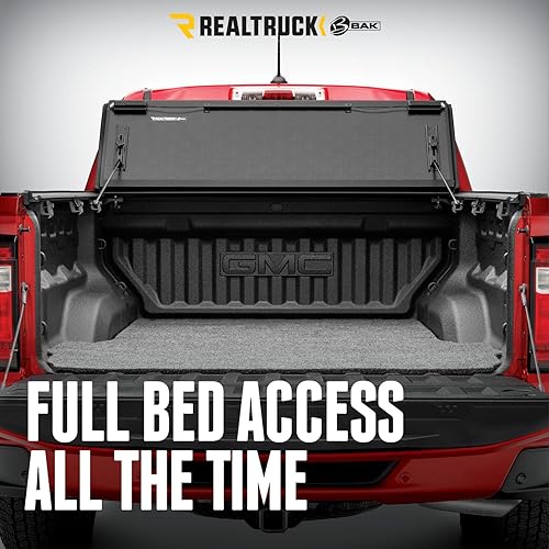 Miniatura 3 de RealTruck BAK BAKFlip G2 - Cubierta rígida plegable para caja de camioneta 226122 Compatible con 2014 - 2018, 19 Ltd/Lgcy Chevy/GMC