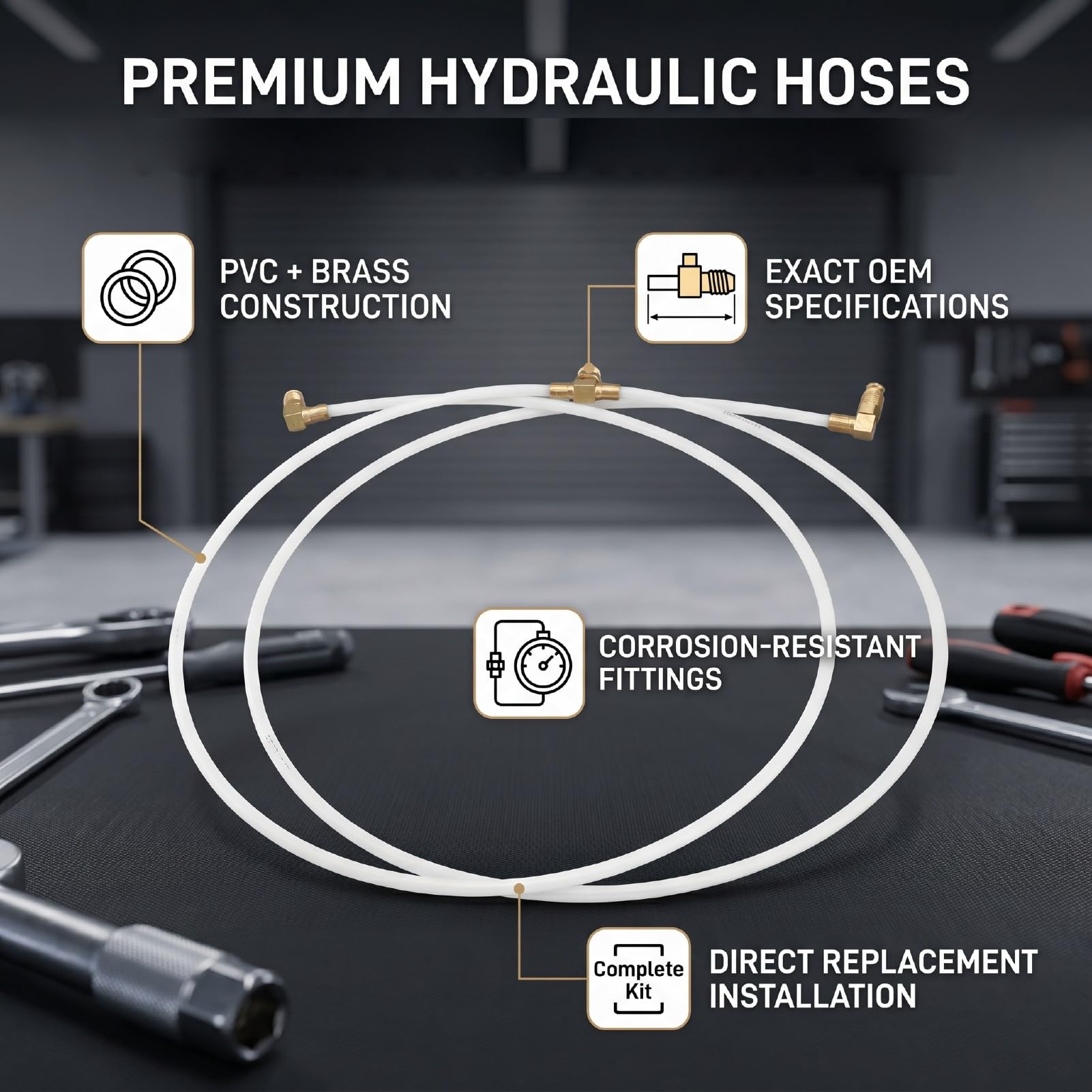 Convertible Top Hydraulic Hoses für 1996 Bis 2005 Convertible